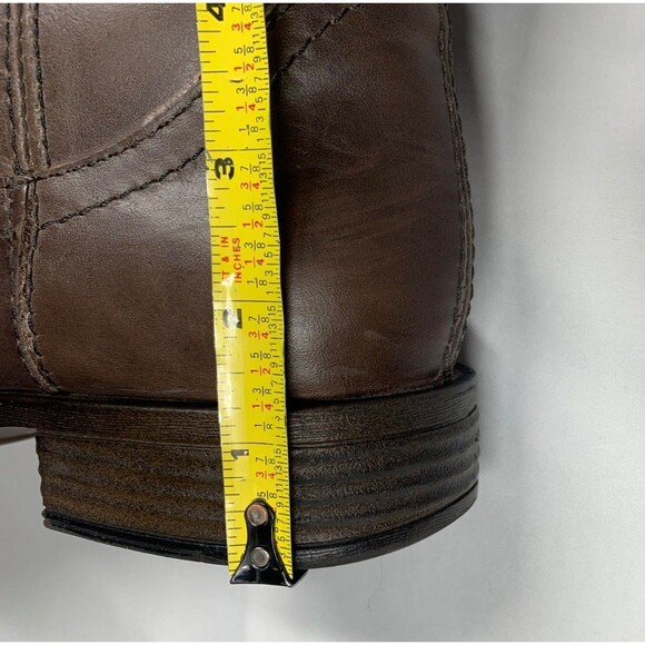 Kenneth Cole Reaction Leather Riding Boots Women Size 10M 'Tried and Tide' Brown - Picture 4 of 15